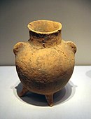 Neolithic pottery jar, Peiligang Culture, Xinzheng, Henan