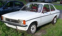 Opel Kadett C 2 door "Limousine" (post-1977 facelift)