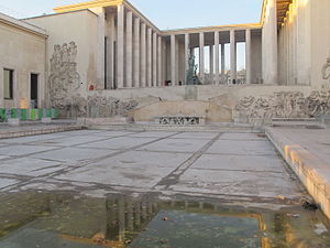 The Palais de Tokyo, built for the 1937 Exposition, is now the museum of modern art of the city of Paris