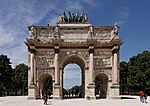 Arc de Triomphe du Carrousel (Paris), 1806-1808, by Charles Percier and Pierre-François-Léonard Fontaine[9]