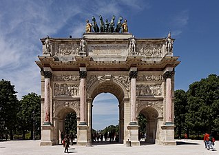 Arc de Triomphe du Carrousel by Pierre-François-Léonard Fontaine (1806–08)