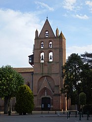 The church in Portet-sur-Garonne