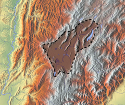 Barzalosa Formation is located in the Bogotá savanna
