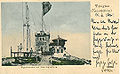 Die Gebäude und der Mast auf dem Signalberg 1901
