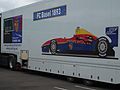 FC Basel team truck parked in the paddock (2010)
