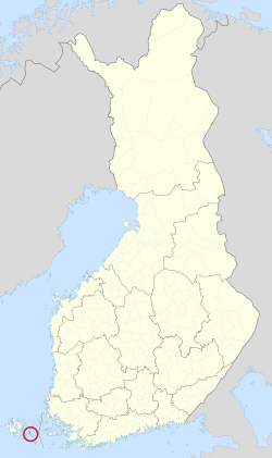 Location of Sottunga in Finland