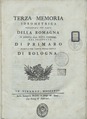 Terza memoria idrometrica, 1763
