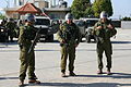 Israel Border policemen wearing IDF Madei Bet in Nabi Salih, May 2011.