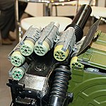 7P39 internal-propellant caseless ammunition for the 40 mm AGS‑40 Balkan automatic grenade launcher