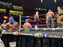 Lucha Libre Match in der Arena Mexico