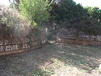 Maze of tumuli at Banditaccia necropolis