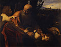 Caravaggio: Die Opferung Isaaks, 1603, Uffizien, Florenz