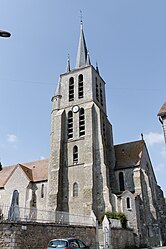 The church in Lorrez-le-Bocage