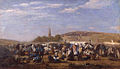 Le Pardon à Sainte-Anne-la-Paludd by Eugène Boudin, 1859.