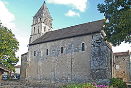 The church of Saint-Gervais-Saint-Protais, in Civaux