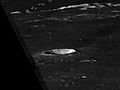 Oblique view of Fra Mauro T, from Lunar Orbiter 3