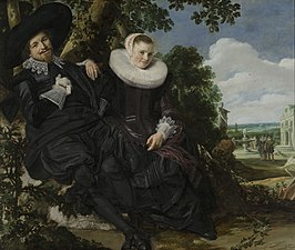 Portrait of a Young Couple (1622) by Frans Hals