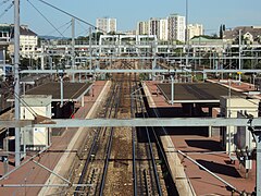Der Bahnhof von Pontoise.