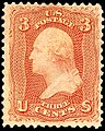 George Washington 3 cent USA 1861