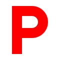 P-plate (for probationary) in Hong Kong, Australia (except Victoria and Western Australia) or Bosnia and Herzegovina (for početnik – beginner) for newly qualified drivers