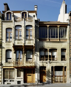 The Horta Museum, composed of Horta's residence and workshop side-by-side