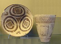 Goblet and cup; c. 4000 BC; Susa; Sèvres – Cité de la céramique museum