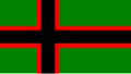 Flag of Provisional Government of East Karelia, designed by Akseli Gallen-Kallela in 1920. Later used as the ethnic flag of Karelians