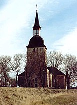 The church of Jomala in 1991.