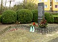 Die von Maurice Gleize initiierte Gedenkstele im Wolfsburger Stadtteil Laagberg
