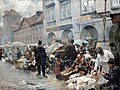 Egg market in the late 19th century