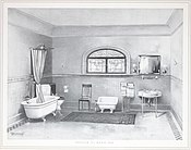 Illustration of a bathroom from 1903