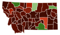 Image 28Map of counties in Montana by racial plurality, per the 2020 U.S. census Legend Non-Hispanic White   50–60%   60–70%   70–80%   80–90%   90%+ Native American   50–60%   60–70%   70–80% (from Montana)