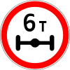 Weight per axle limit
