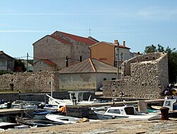 City walls and harbour