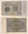 100.000 Mark (1. Februar 1923)
