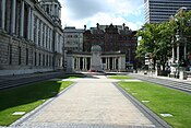 The Cenotaph located in Donegall Square in Belfast