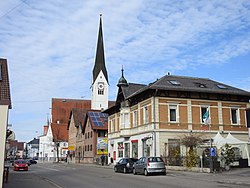 Town center with the Church of Saint Michael