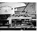 Morandi's first silk screen machine