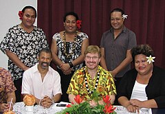 Leaders of the Samoa Fa’afafine Association with U.S. Ambassador Huebner