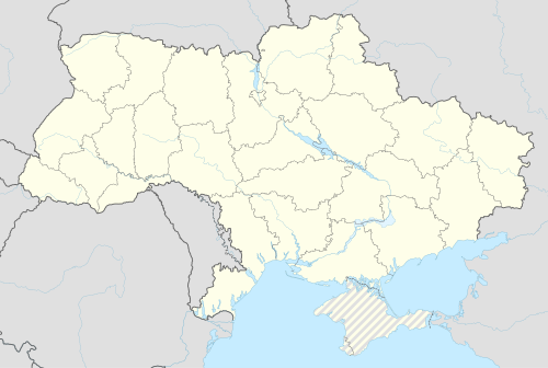 2015–16 Ukrainian First League is located in Ukraine