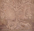 The bottom of a large stone relief from Worms Cathedral, end of the 15th century, previously in the demolished cloister.