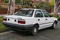 Facelift Corolla SE sedan (Australia)