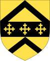 Coat of Arms of Maria, the First Duchess of the Fourth Creation's family the Walpole Family. Wife of Prince William Henry, Duke of Gloucester and Edinburgh.