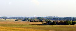 Panorama view of Biskupiec