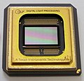 Mikrospiegelarray (DLP-Chip) von Texas Instruments im Gehäuse