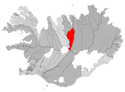 Location of Eyjafjarðarsveit
