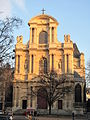 Image 31The Church of St-Gervais-et-St-Protais, the first Paris church with a façade in the new Baroque style (1616–20) (from Baroque architecture)