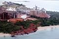 Bauxit-Raffinerieanlage auf dem Gelände der Gove-Bauxitmine bei Nhulunbu, Northern Territory