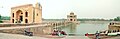 The Hiran Minar: Water Tank, Pavilion and Main Entrance