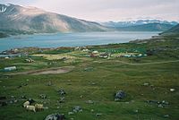 Kujataa auf Grönland: eine nordische und Inuit-Agrarlandschaft am Rand der Eisdecke
